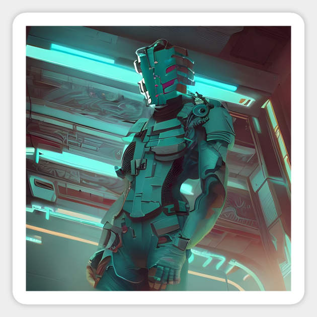 Dead Space Isaac Clarke Sticker by animegirlnft